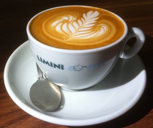 Latte art rosetta