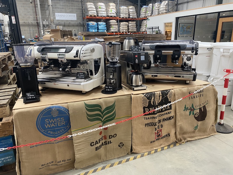 Used coffee equipment